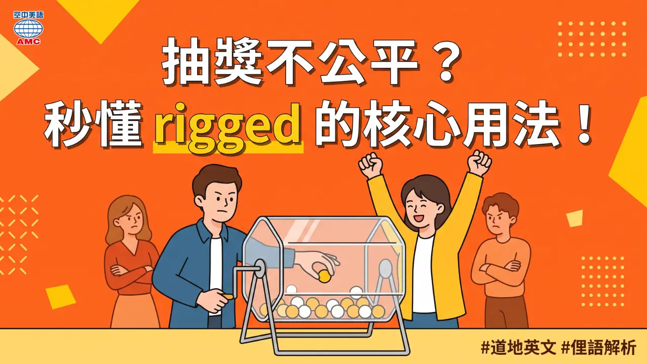 深度解析 rigged 用法：從典故到道地例句，全面掌握英文「被操縱」怎麼說！