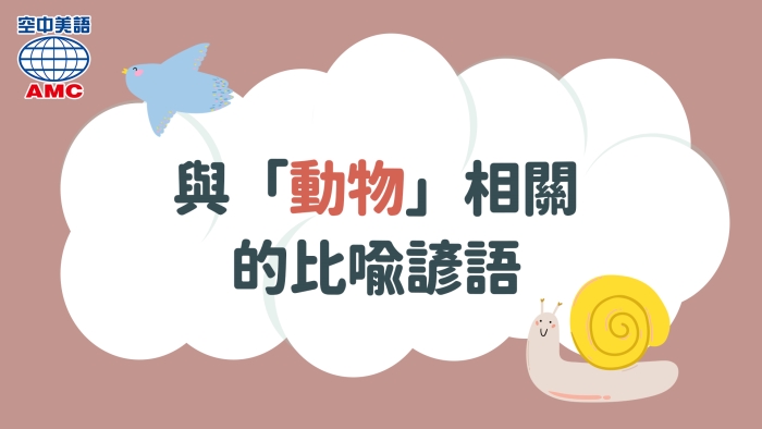 以動物為比喻的英文諺語